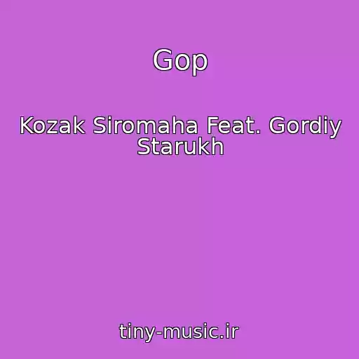 کاور آهنگ Gop از Kozak Siromaha Feat. Gordiy Starukh