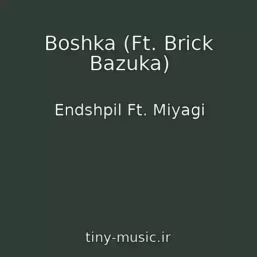 کاور آهنگ Boshka (Ft. Brick Bazuka) از Endshpil Ft. Miyagi