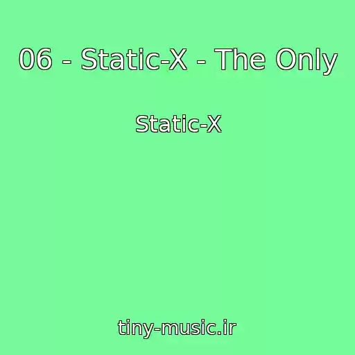 کاور آهنگ 06 - Static-X - The Only از Static-X