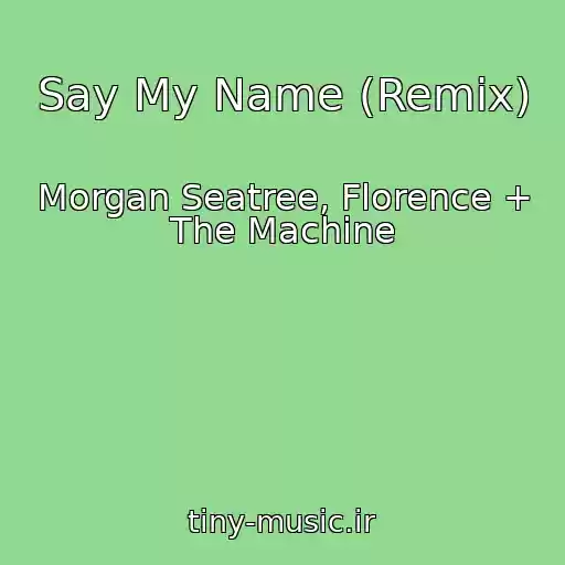 کاور آهنگ Say My Name (Remix) از Morgan Seatree, Florence + The Machine