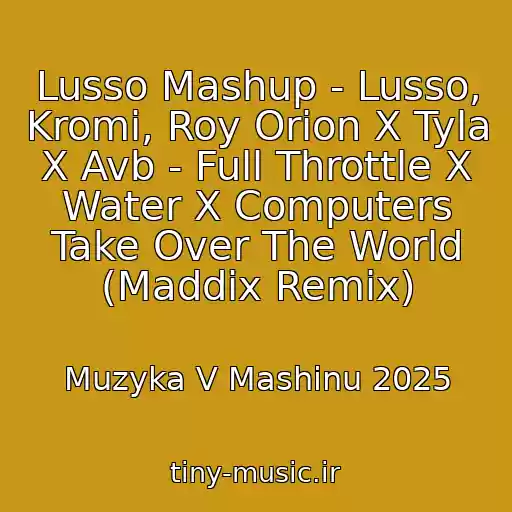 کاور آهنگ Lusso Mashup - Lusso, Kromi, Roy Orion X Tyla X Avb - Full Throttle X Water X Computers Take Over The World (Maddix Remix) از Muzyka V Mashinu 2025