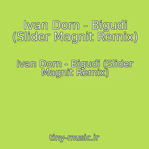 کاور آهنگ Ivan Dorn - Bigudi (Slider Magnit Remix) از Ivan Dorn - Bigudi (Slider Magnit Remix)