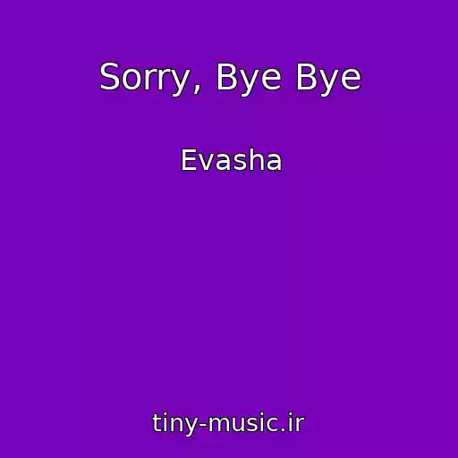 کاور آهنگ Sorry, Bye Bye از Evasha