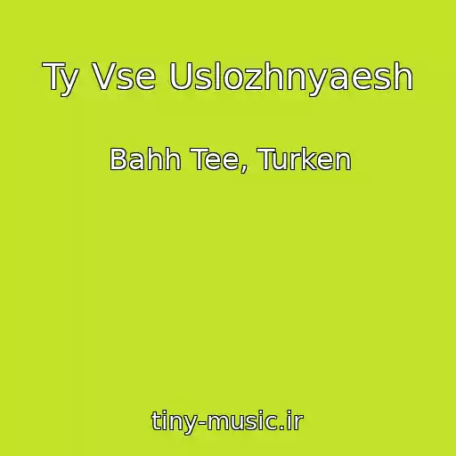 کاور آهنگ Ty Vse Uslozhnyaesh از Bahh Tee, Turken