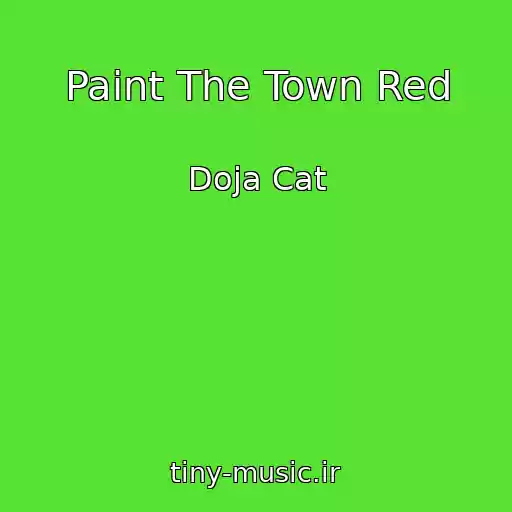 کاور آهنگ Paint The Town Red از Doja Cat