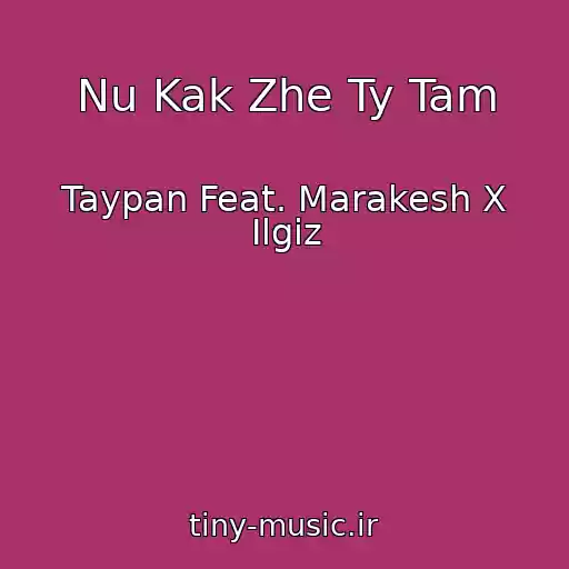 کاور آهنگ Nu Kak Zhe Ty Tam از Taypan Feat. Marakesh X Ilgiz