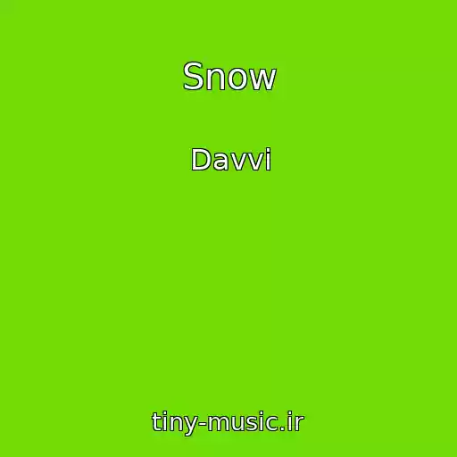 کاور آهنگ Snow از Davvi