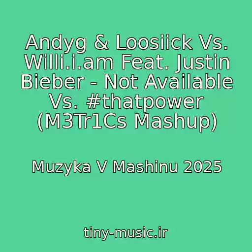 کاور آهنگ Andyg & Loosiick Vs. Willi.i.am Feat. Justin Bieber - Not Available Vs. #thatpower (M3Tr1Cs Mashup) از Muzyka V Mashinu 2025