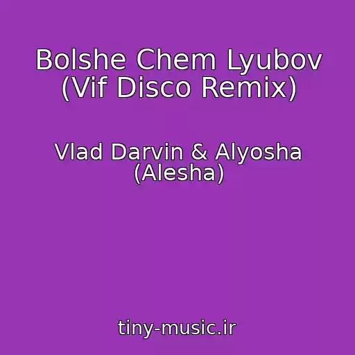 کاور آهنگ Bolshe Chem Lyubov (Vif Disco Remix) از Vlad Darvin & Alyosha (Alesha)
