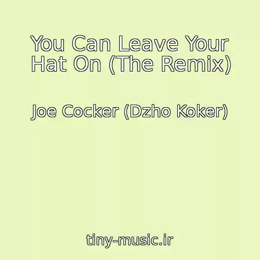 کاور آهنگ You Can Leave Your Hat On (The Remix) از Joe Cocker (Dzho Koker)
