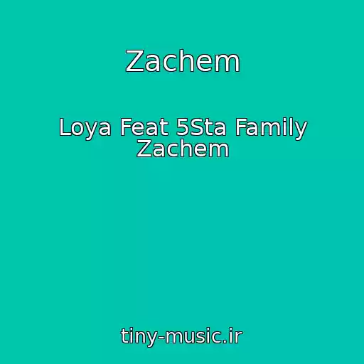 کاور آهنگ Zachem از Loya Feat 5Sta Family Zachem