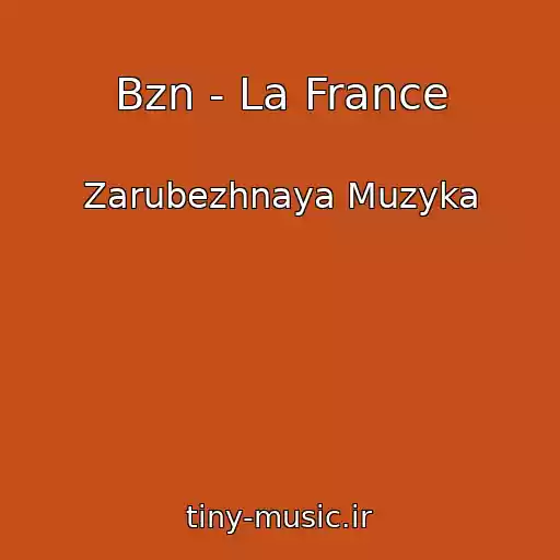 کاور آهنگ Bzn - La France از Zarubezhnaya Muzyka