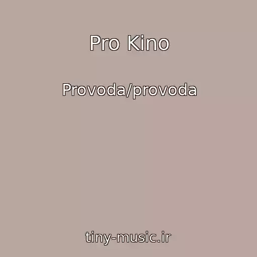 کاور آهنگ Pro Kino از Provoda/provoda