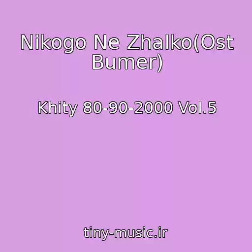 کاور آهنگ Nikogo Ne Zhalko(Ost Bumer) از Khity 80-90-2000 Vol.5
