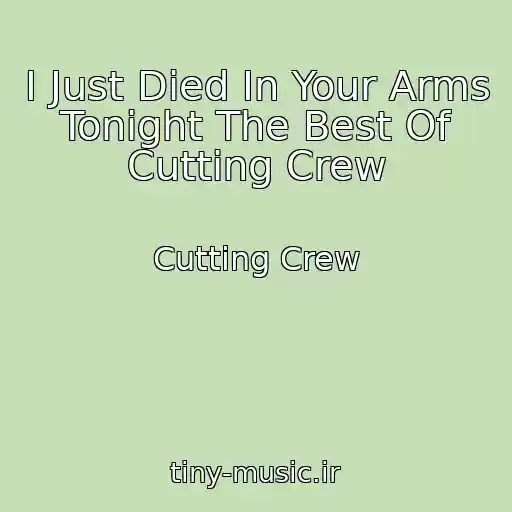 کاور آهنگ I Just Died In Your Arms Tonight The Best Of Cutting Crew از Cutting Crew