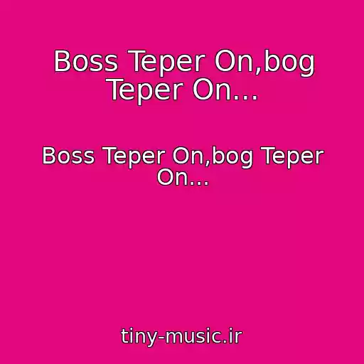 کاور آهنگ Boss Teper On,bog Teper On... از Boss Teper On,bog Teper On...