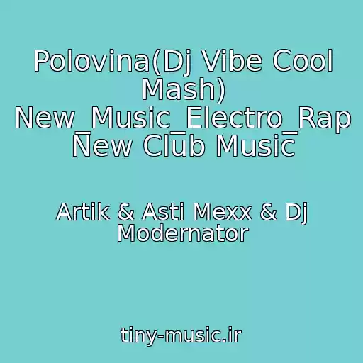 کاور آهنگ Polovina(Dj Vibe Cool Mash) New_Music_Electro_Rap New Club Music از Artik & Asti Mexx & Dj Modernator