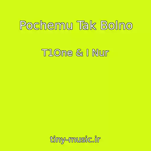 کاور آهنگ Pochemu Tak Bolno از T1One & I Nur
