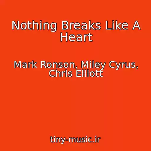 کاور آهنگ Nothing Breaks Like A Heart از Mark Ronson, Miley Cyrus, Chris Elliott