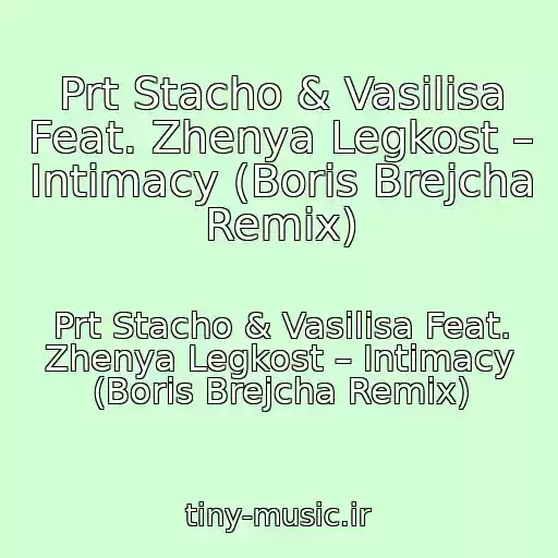 کاور آهنگ Prt Stacho & Vasilisa Feat. Zhenya Legkost – Intimacy (Boris Brejcha Remix) از Prt Stacho & Vasilisa Feat. Zhenya Legkost – Intimacy (Boris Brejcha Remix)
