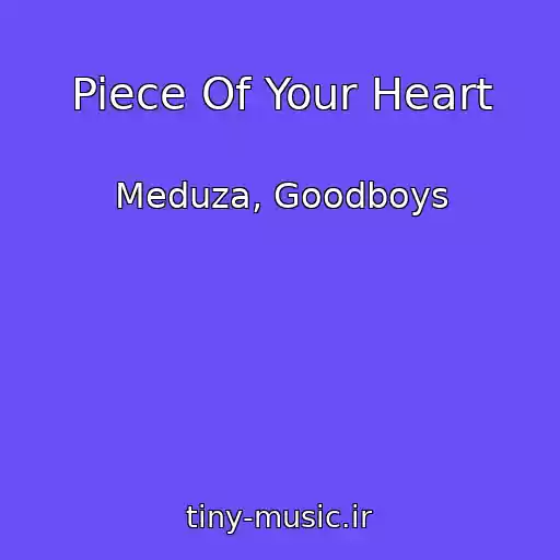 کاور آهنگ Piece Of Your Heart از Meduza, Goodboys