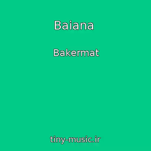 کاور آهنگ Baiana   از Bakermat