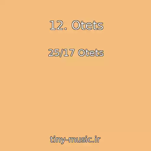 کاور آهنگ 12. Otets از 25/17 Otets