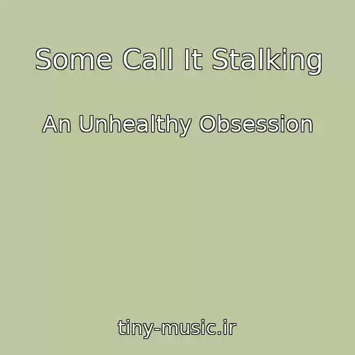 کاور آهنگ Some Call It Stalking از An Unhealthy Obsession