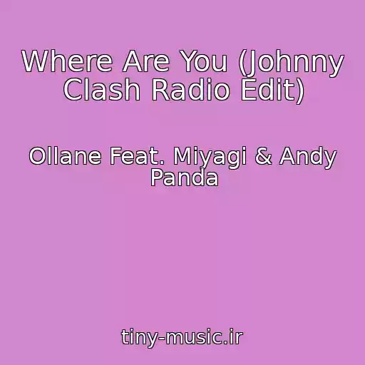 کاور آهنگ Where Are You (Johnny Clash Radio Edit) از Ollane Feat. Miyagi & Andy Panda