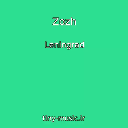 کاور آهنگ Zozh از Leningrad