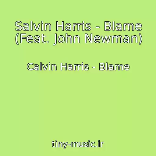 کاور آهنگ Salvin Harris - Blame (Feat. John Newman) از Calvin Harris - Blame