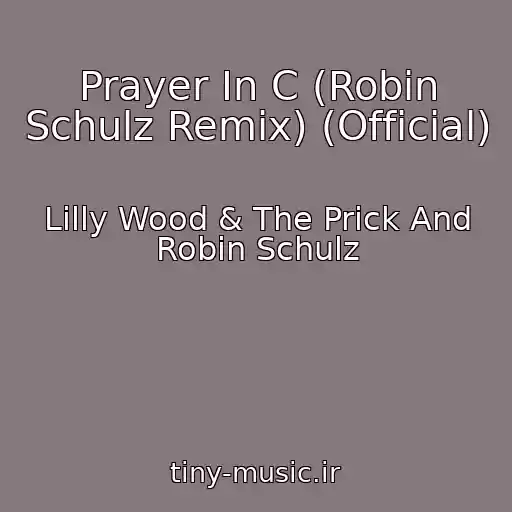 کاور آهنگ Prayer In C (Robin Schulz Remix) (Official) از Lilly Wood & The Prick And Robin Schulz
