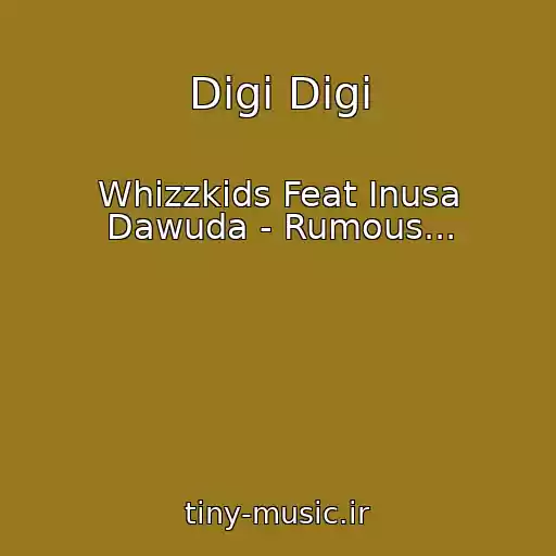 کاور آهنگ Digi Digi از Whizzkids Feat Inusa Dawuda - Rumous...
