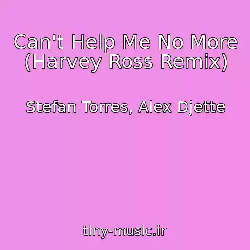 کاور آهنگ Can't Help Me No More (Harvey Ross Remix) از Stefan Torres, Alex Djette