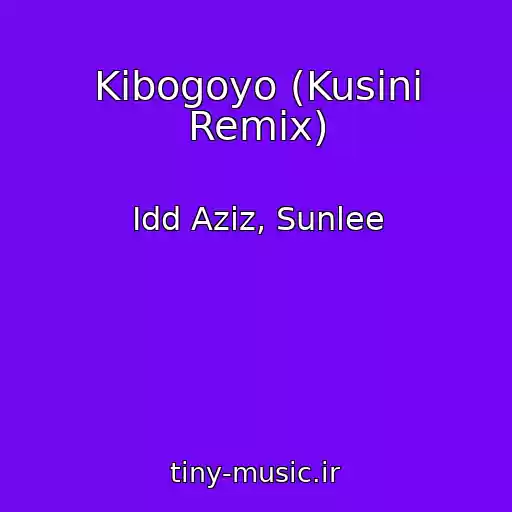 کاور آهنگ Kibogoyo (Kusini Remix) از Idd Aziz, Sunlee