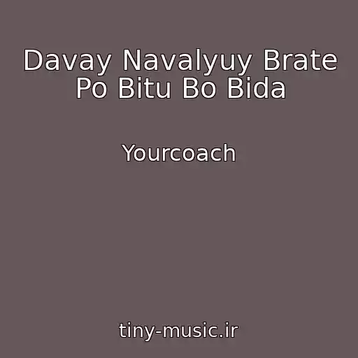 کاور آهنگ Davay Navalyuy Brate Po Bіtu Bo Bіda از Yourcoach