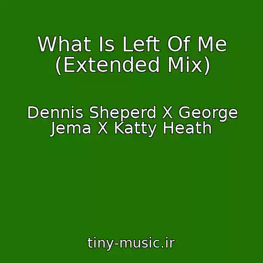 کاور آهنگ What Is Left Of Me (Extended Mix) از Dennis Sheperd X George Jema X Katty Heath