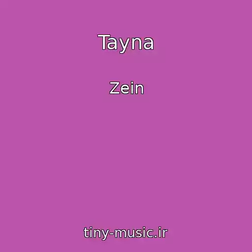 کاور آهنگ Tayna از Zein