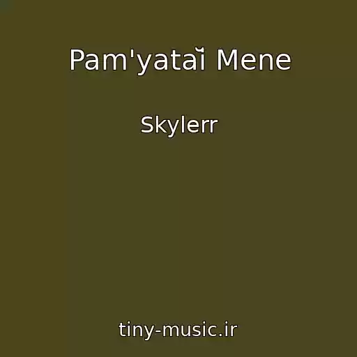کاور آهنگ Pam'yataĭ Mene از Skylerr