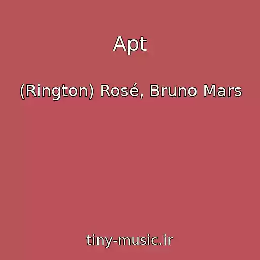 کاور آهنگ Apt از (Rington) Rosé, Bruno Mars