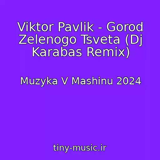 کاور آهنگ Viktor Pavlik - Gorod Zelenogo Tsveta (Dj Karabas Remix) از Muzyka V Mashinu 2024
