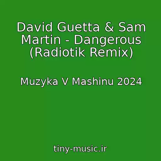 کاور آهنگ David Guetta & Sam Martin - Dangerous (Radiotik Remix) از Muzyka V Mashinu 2024