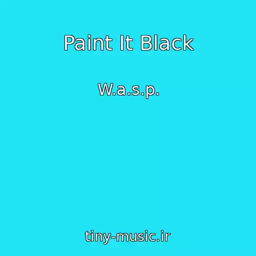 کاور آهنگ Paint It Black از W.a.s.p.
