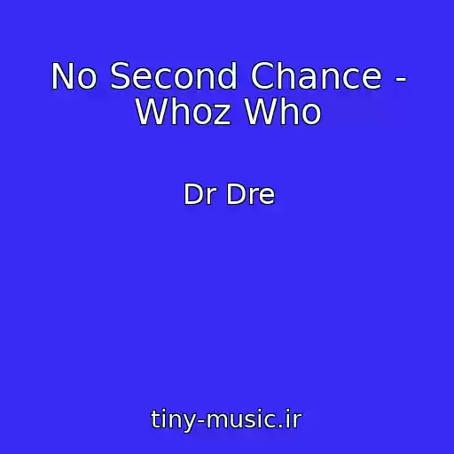 کاور آهنگ No Second Chance - Whoz Who از Dr Dre