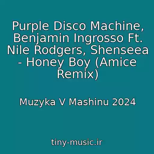 کاور آهنگ Purple Disco Machine, Benjamin Ingrosso Ft. Nile Rodgers, Shenseea - Honey Boy (Amice Remix) از Muzyka V Mashinu 2024