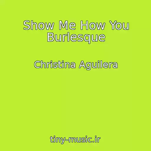 کاور آهنگ Show Me How You Burlesque از Christina Aguilera