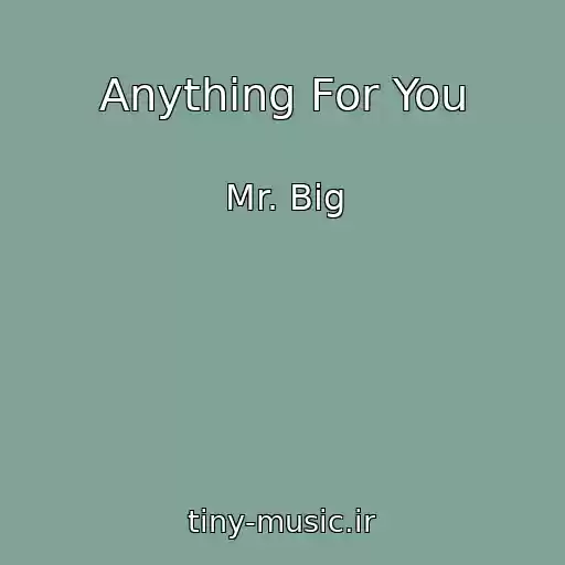 کاور آهنگ Anything For You از Mr. Big