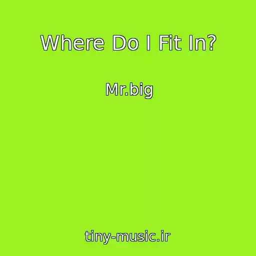کاور آهنگ Where Do I Fit In? از Mr.big