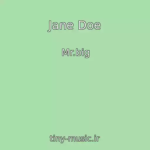 کاور آهنگ Jane Doe از Mr.big