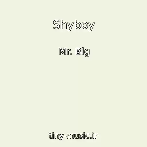 کاور آهنگ Shyboy از Mr. Big